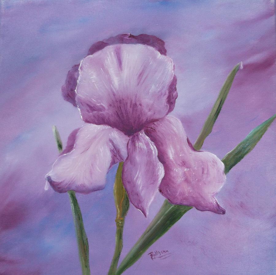Iris Painting - Spring Iris by Phyllisann Arthurs