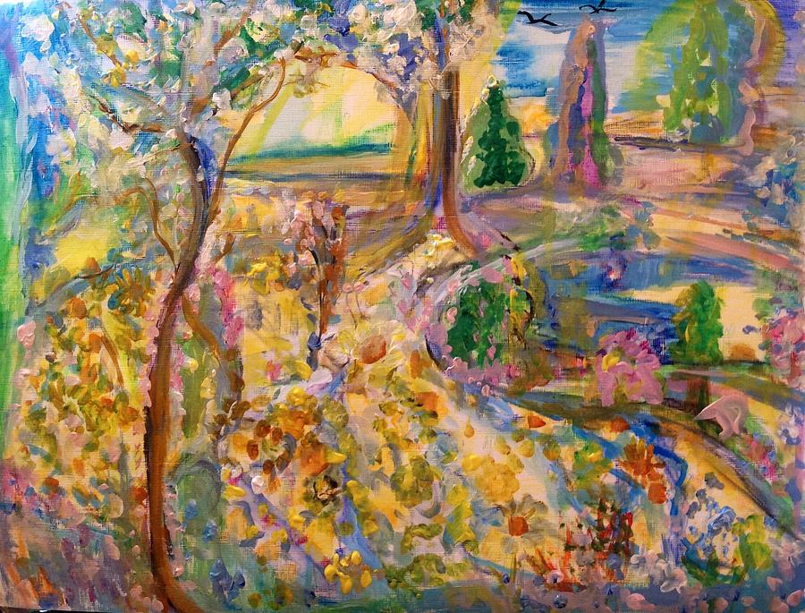 Spring is about to commence  Painting by Judith Desrosiers