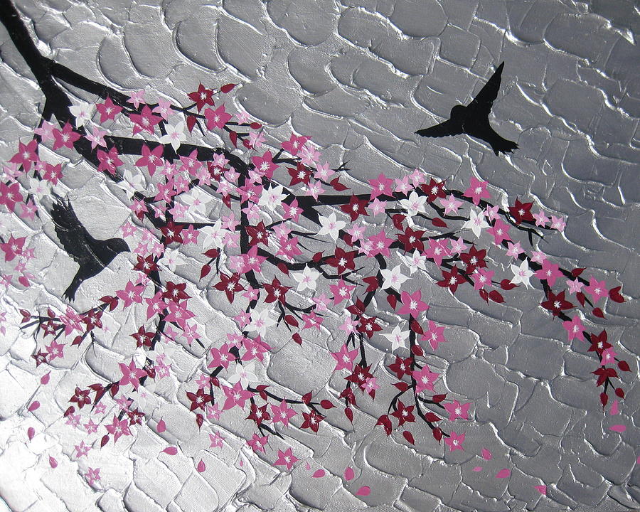 Bird Painting - Spring Is Here by Cathy Jacobs