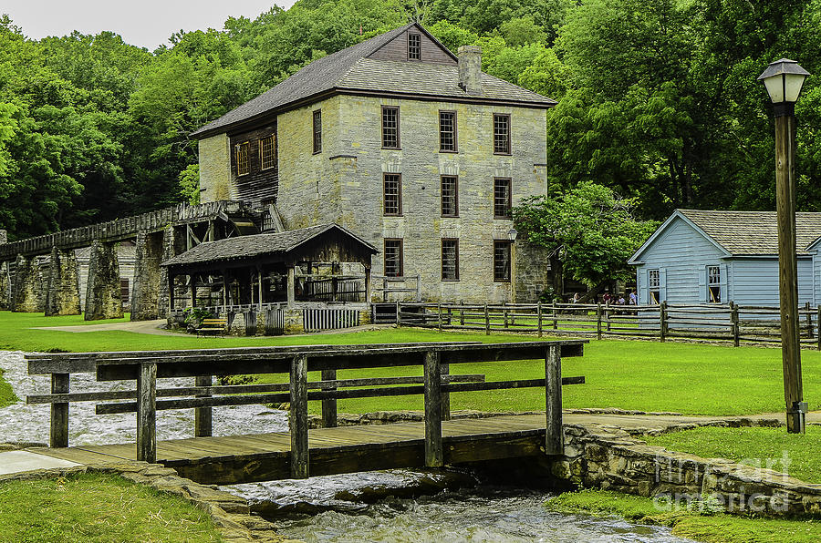 Architecture Photograph - Spring Mill by Mary Carol Story