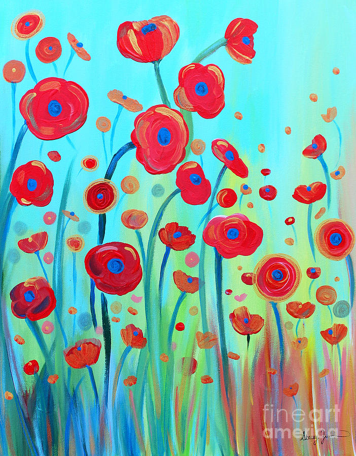 Spring Musings Painting by Stacey Zimmerman