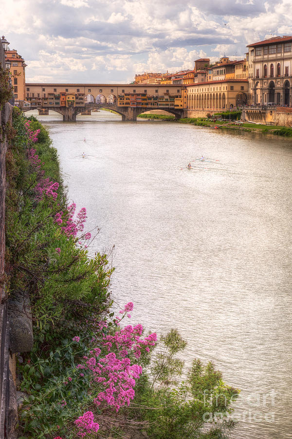 Spring On The River Arno Photograph by Michele Steffey