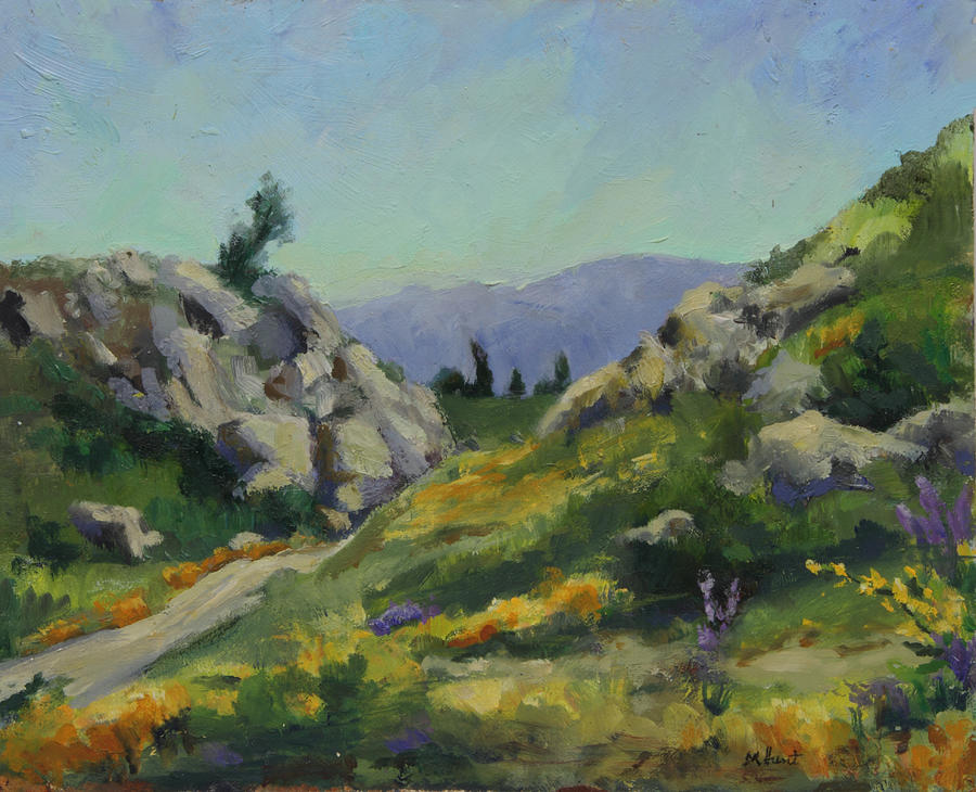 Spring in the Mountains Painting by Maria Hunt