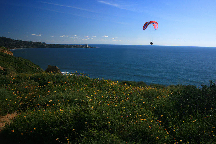 Spring Paragliding Photograph by Scott Cunningham