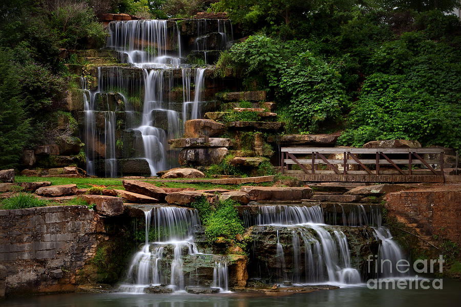 Spring Park Falls Photograph by T Lowry Wilson