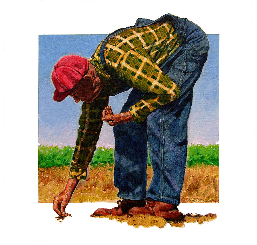 Spring Planting 2 Painting by John Lautermilch