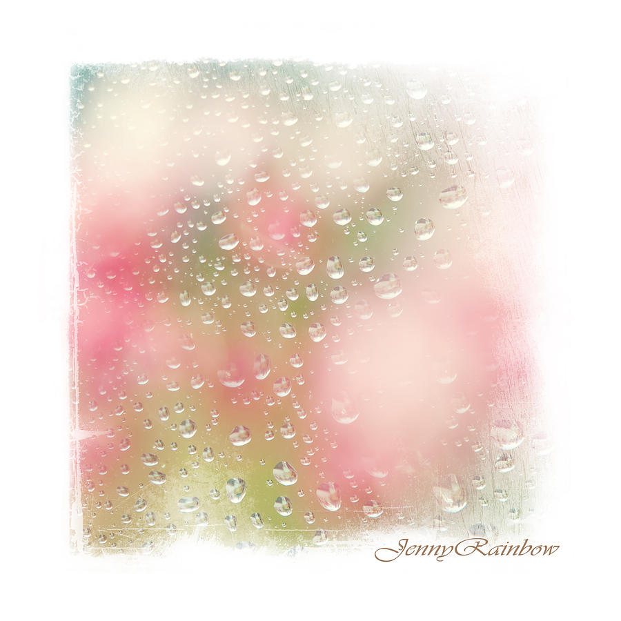 Spring Rain Drops. Elegant KnickKnacks from JennyRainbow Photograph by Jenny Rainbow