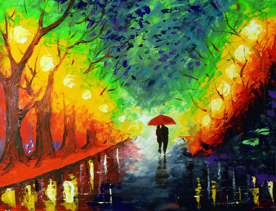 Spring Rain Painting