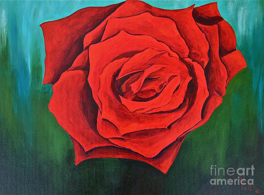 Spring Rose Painting