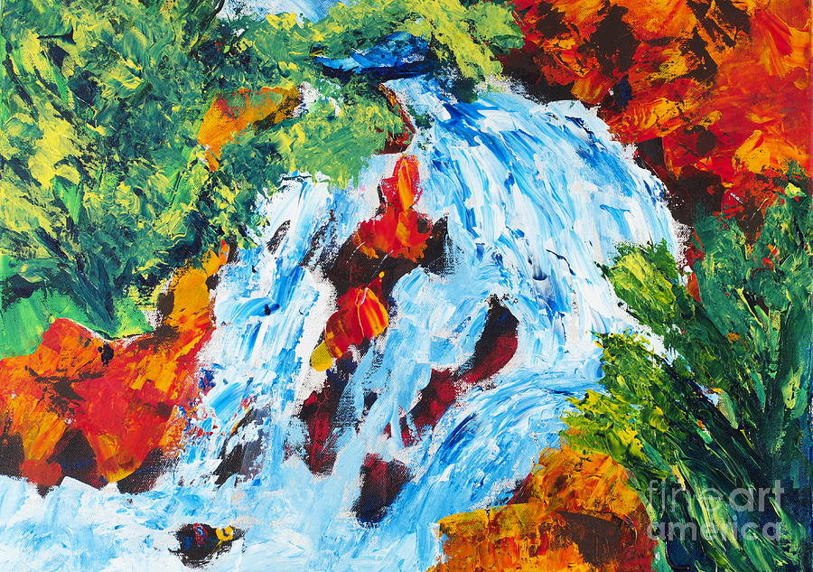 Spring Runoff Two Painting by Walt Brodis
