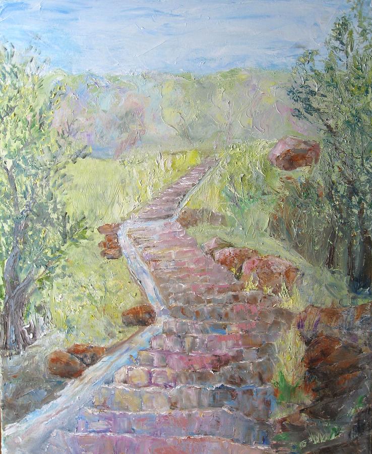 Spring Run Off Painting by K coralee Burch