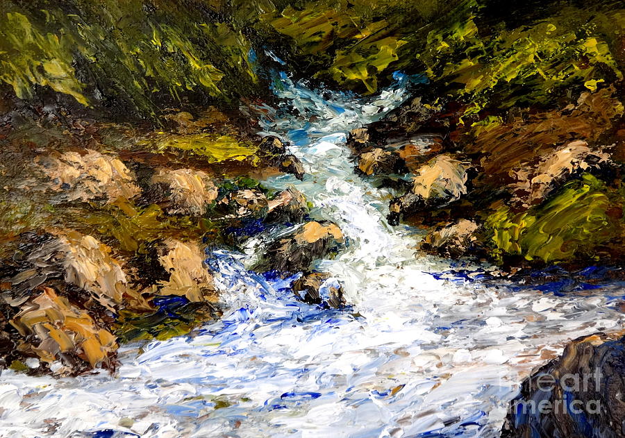 Spring Runoff Painting by Fred Wilson