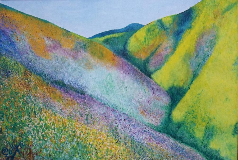 Valley Of Flowers Painting