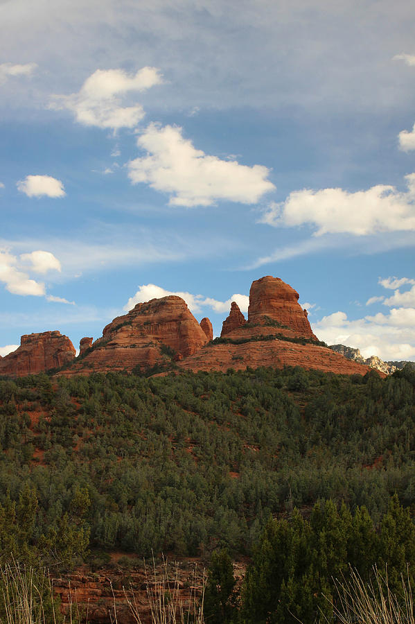 Spring Skies of Sedona Photograph by Aaron Burrows