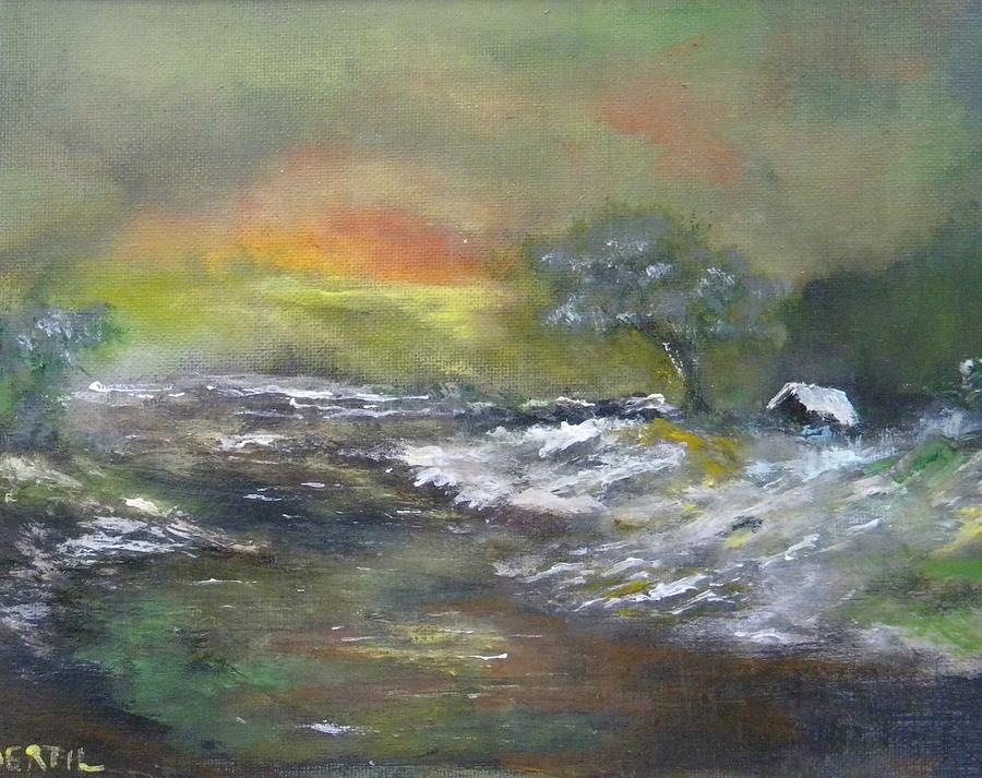 Spring Snowfall Painting by Bert Scofield - Fine Art America