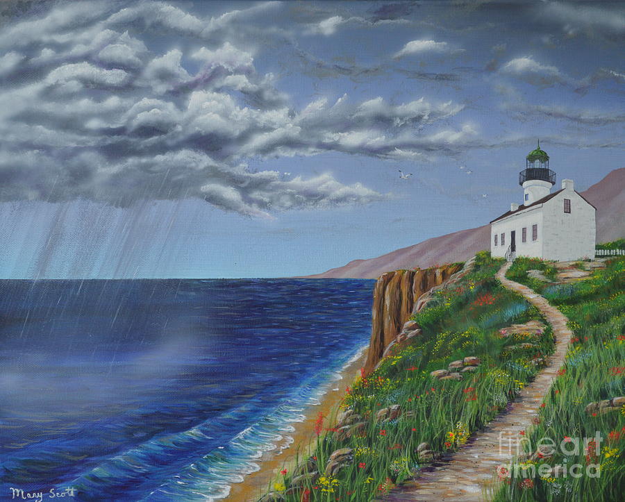 Spring Storm Painting by Mary Scott