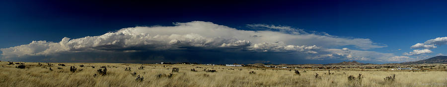 Spring Storm Panoramic Photograph by Aaron Burrows