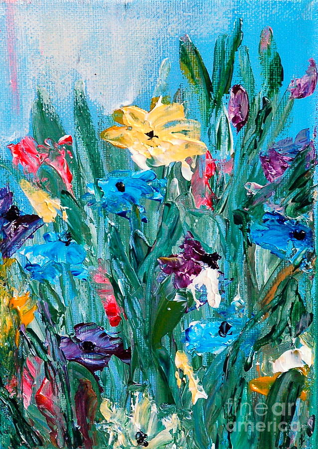Flower Painting - Spring by Teresa Wegrzyn