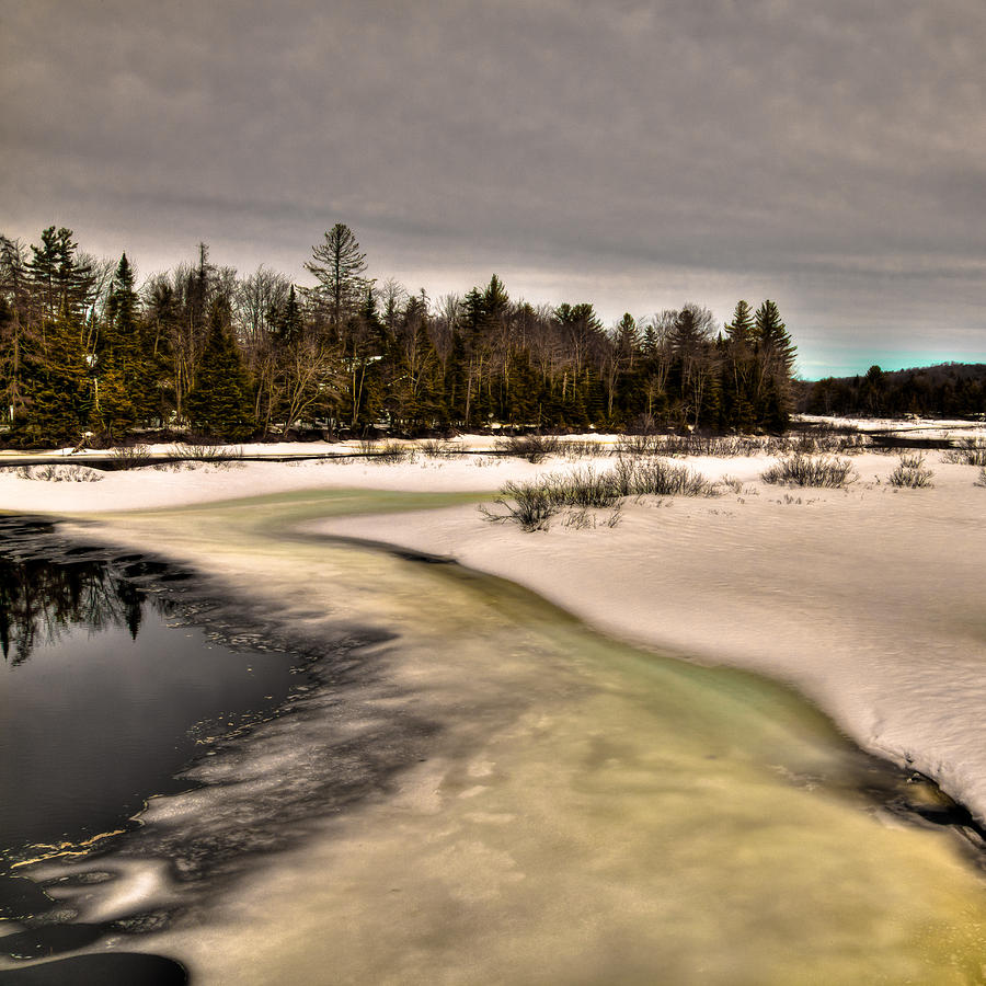 Spring thaw on the Moose River  Photograph by David Patterson