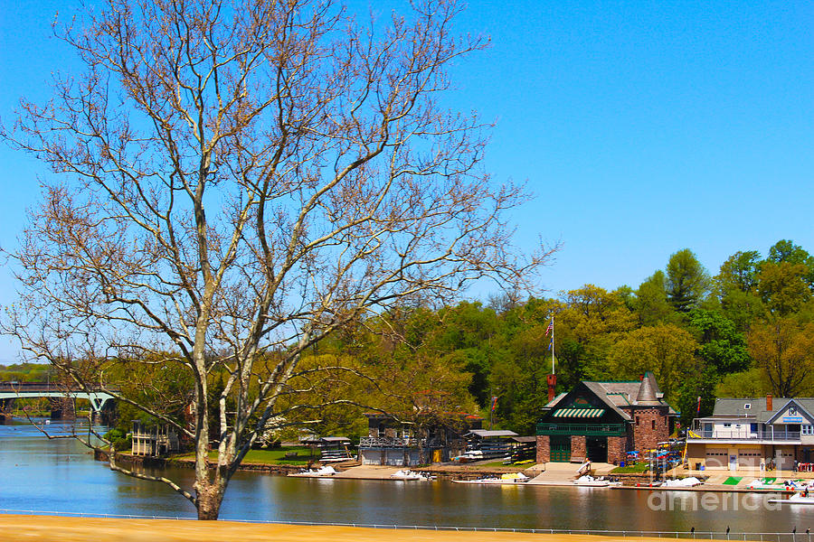 Spring Time at Boathouse Row Photograph by David Jackson