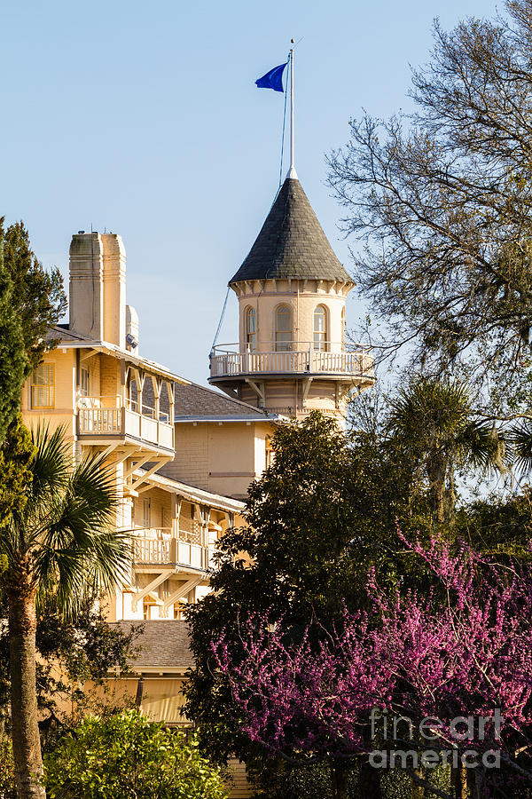 Spring Time at the Jekyll Island Club Hotel Jekyll Island Georgia Photograph by Dawna Moore Photography