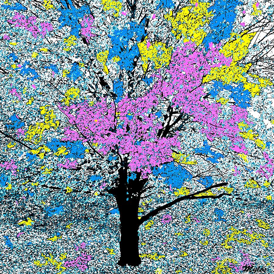 Spring Time Tree In Hawaii Painting by Saundra Myles