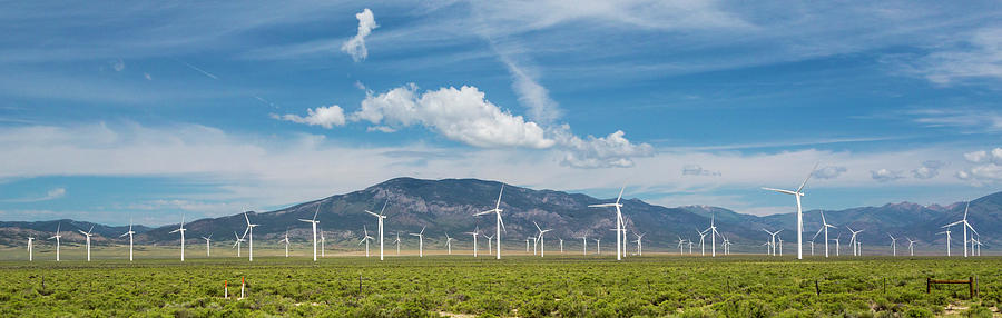 Spring Valley Wind Farm Photograph by Jim West/science Photo Library