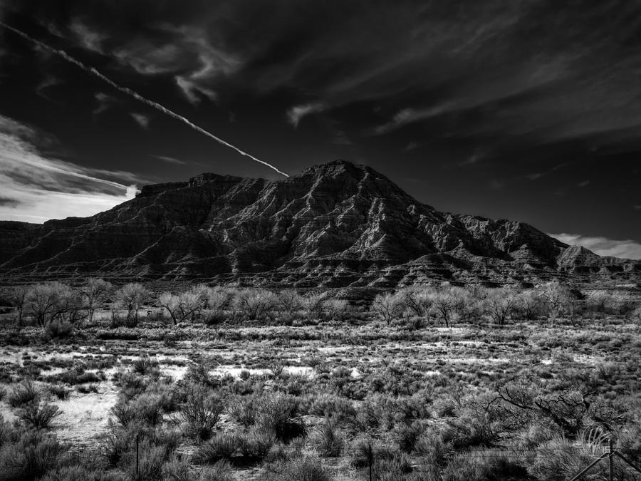 Landscape Photograph - Springdale Utah 002 BW by Lance Vaughn