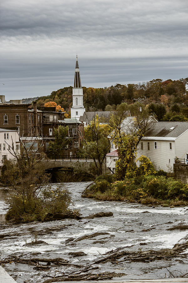 Springfield Vermont after a storm Photograph by Vance Bell