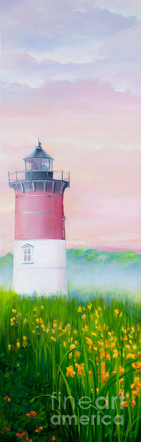Springtime at Nauset Light Beach Painting by Michelle Constantine
