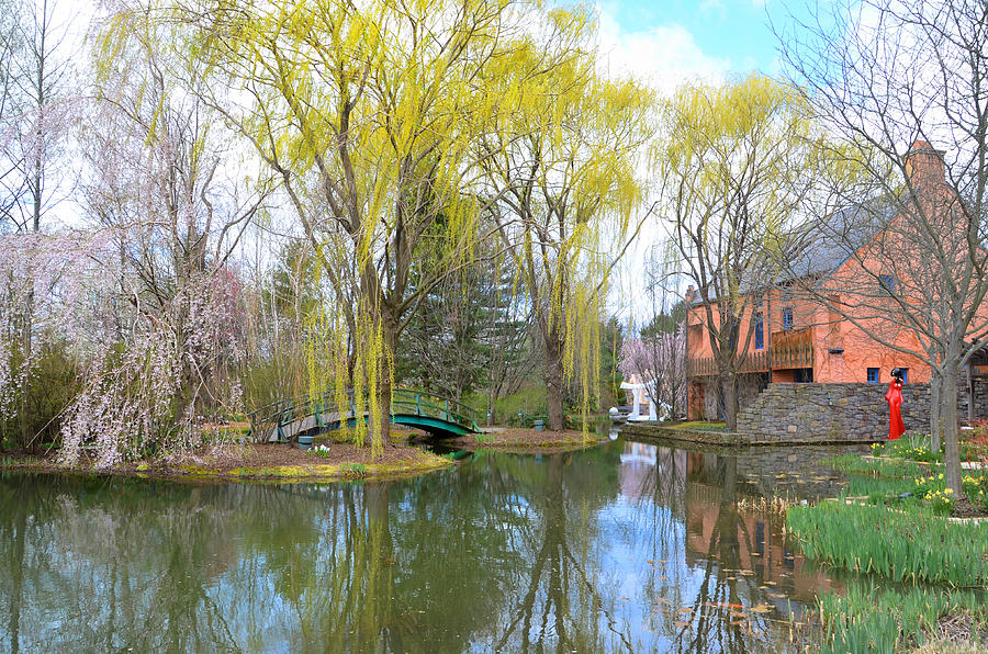 Springtime at the Grounds for Sculpture near Trenton NJ Photograph by Bill Cannon