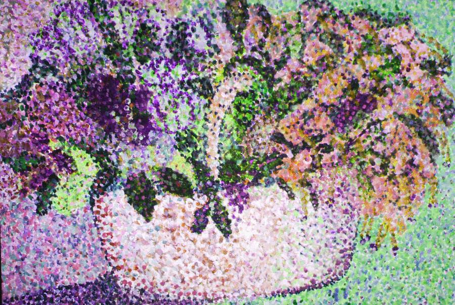 Flower Painting - Springtime Basket by Vickie G Buccini