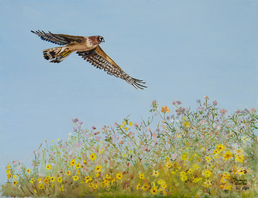 Springtime Flight Painting by Jeannie Allerton