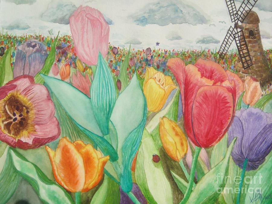 Spring Painting - Springtime In Holland by Jennifer Gerlach