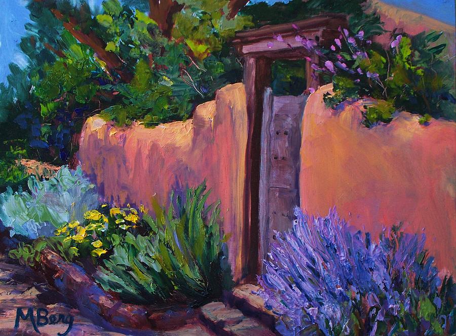 Springtime in Santa Fe Painting by Marian Berg