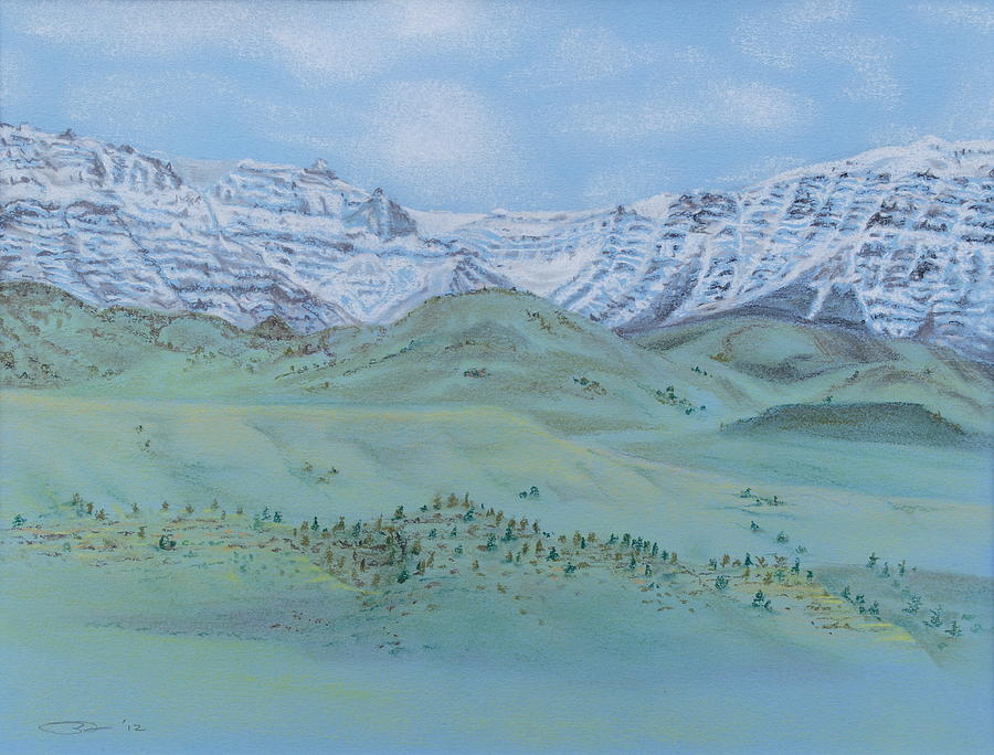 Springtime In the Rockies Pastel by Michele Myers