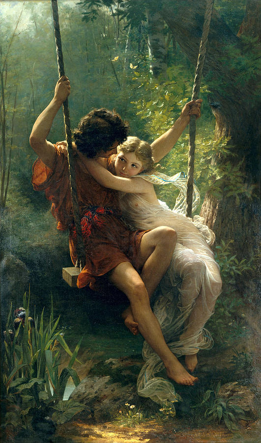 Nature Painting - Springtime by Pierre Auguste Cot