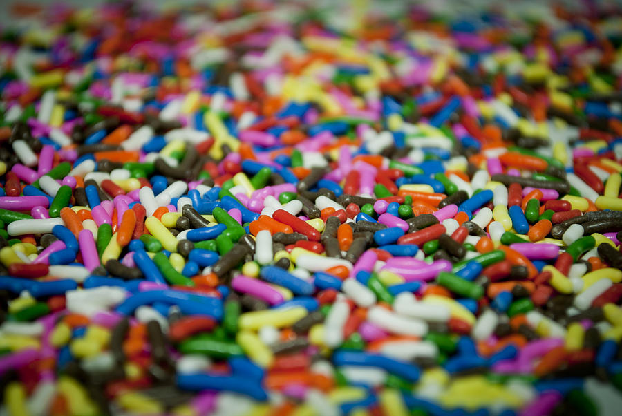 Candy Photograph - Sprinkle Sprinkle Everywhere by Toby Neal