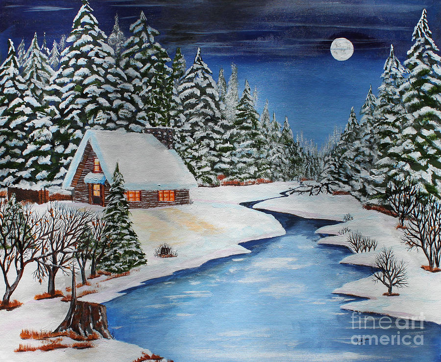 Spruce Haven Painting by Jack G Brauer - Fine Art America