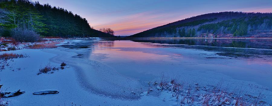 Sunset Photograph - Spruce Knob Lake Sunset by Joshua Rexrode