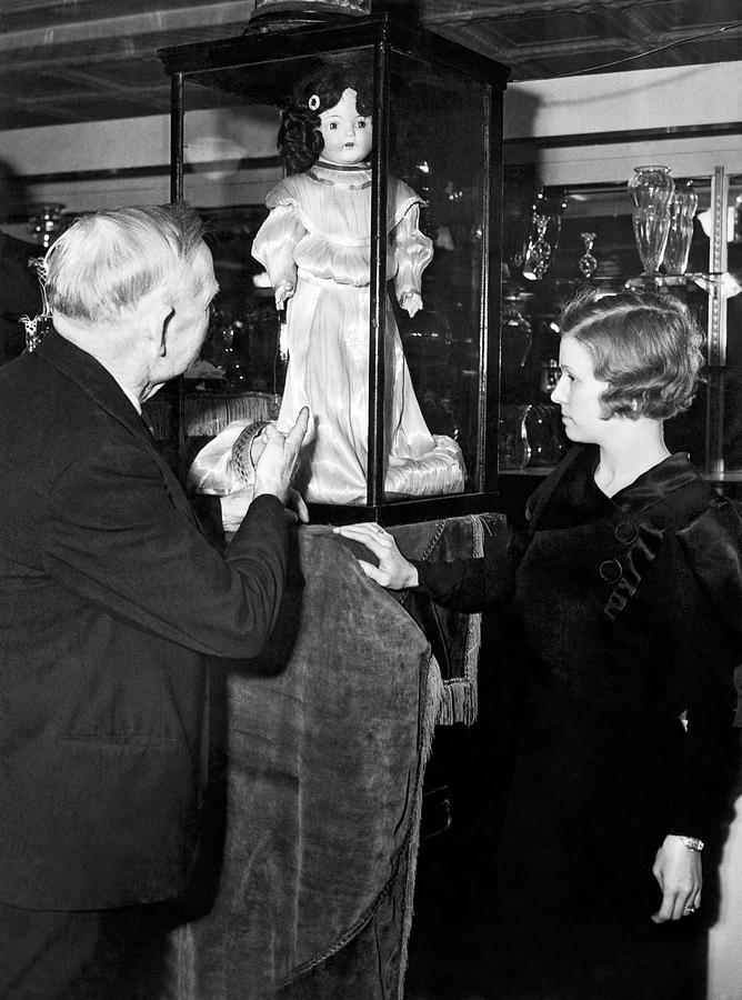 Spun Glass Doll Dress Photograph by Underwood Archives