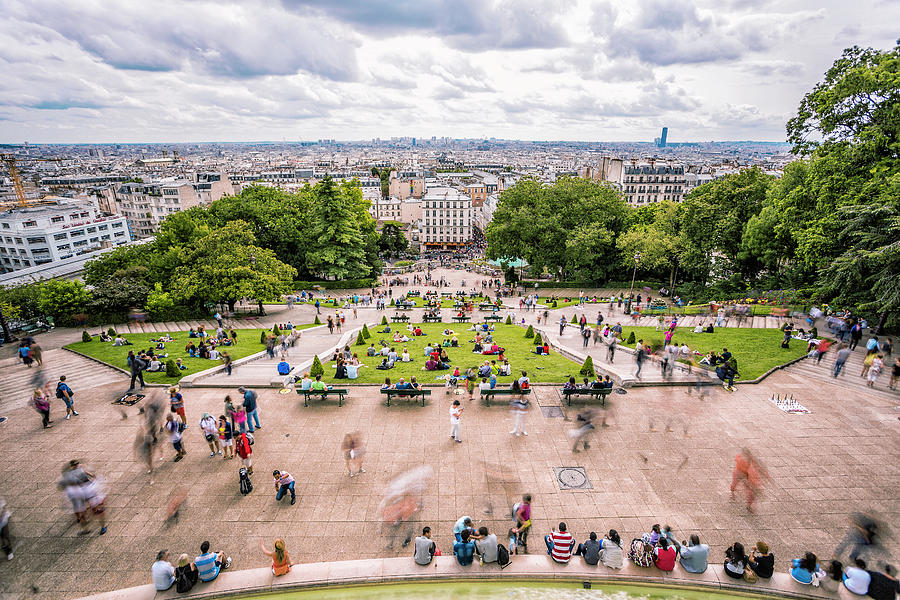 Square Louise Michel In Montmartre Photograph by Pierre Ogeron