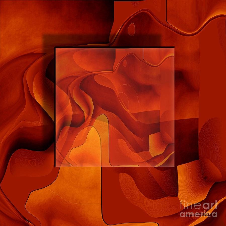 Square on square Painting by Christian Simonian