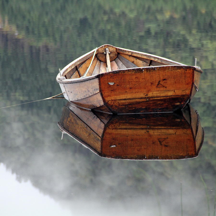 Square Rowboat Photograph by Erling Sivertsen