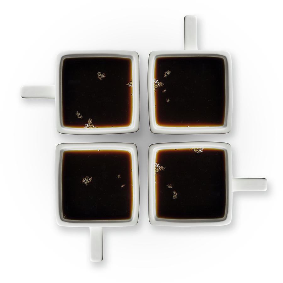 Coffee Photograph - Square by Wieteke De Kogel