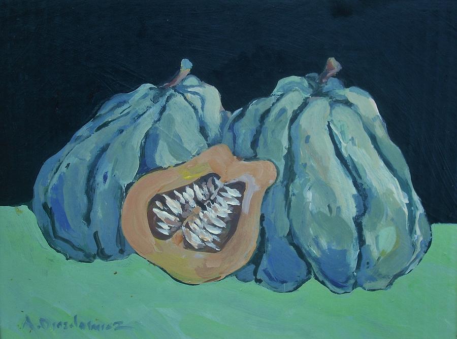 Squash Painting by Andrew Drozdowicz