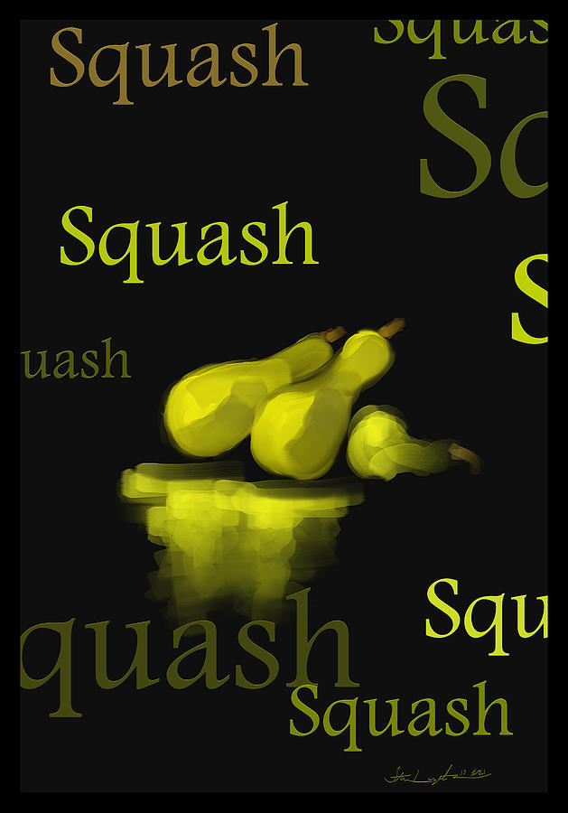 Squash - Fruit and Veggie Series - #21 Painting by Steven Lebron Langston