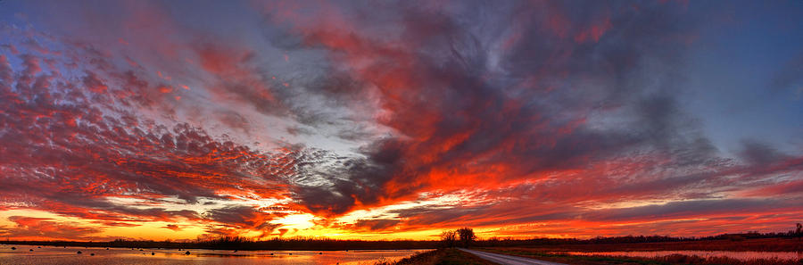 Squaw Creek Sunset Photograph
