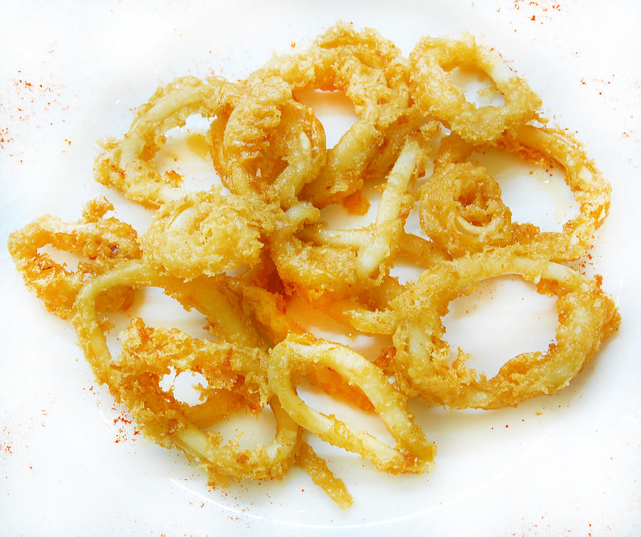 Squid rings in batter Digital Art by Gina Dsgn - Fine Art America