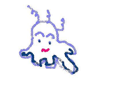 Squid Drawing - Squidders by Maria Joy